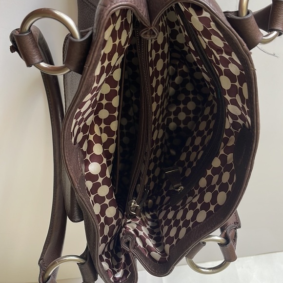 Piazza Womens Beautiful Leather Brown Handbag/Shoulder bag - Picture 10 of 16